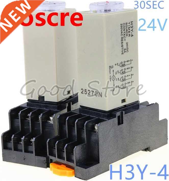 1SET H3Y-4 0-30Sec 24V Time relay power delay controller ST