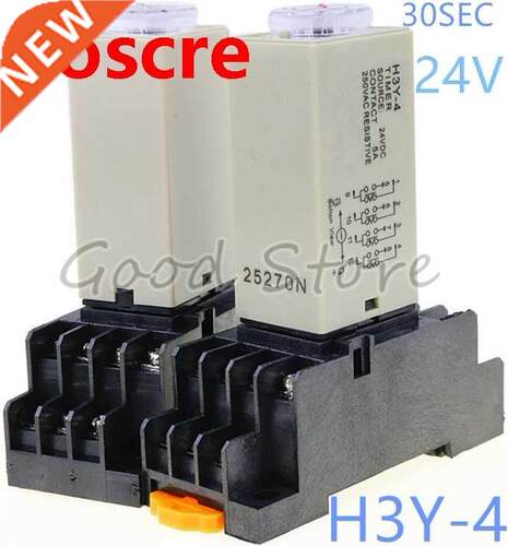 1SET H3Y-4 0-30Sec 24V Time relay power delay controller ST