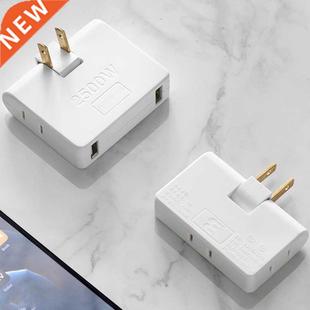 One In Three Converter 180 Degree Rotation Extension Plug