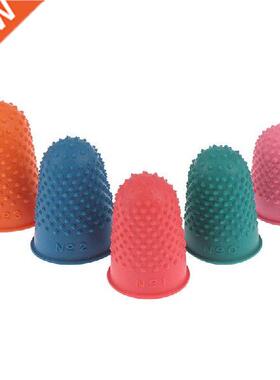 5Pcs Tellen Cone Rubber Finger cap Protector Sewing Quilter