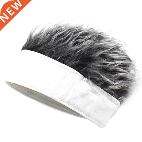 2022 Men Women Beanie Wig Hat Fun Short Hair Caps Breathable