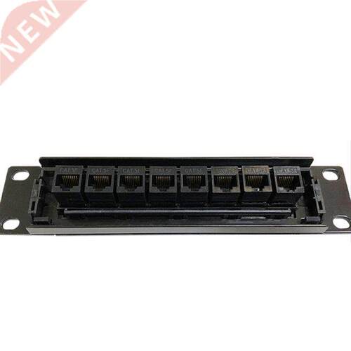8 Port Straight-Through CAT6 Patch Panel RJ45 Network Cable