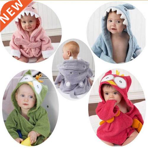 0-6Y Children Robes Animal Boys Girls Cotton sleepwear Baby