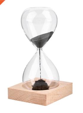 1Pc Awaglass Hand-blown Timer clock Magnet Magnetic Hourglas