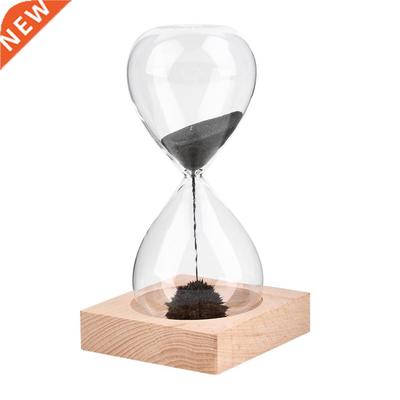 1Pc Awaglass Hand-blown Timer clock Magnet Magnetic Hourglas