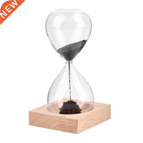 1Pc Awaglass Hand-blown Timer clock Magnet Magnetic Hourglas