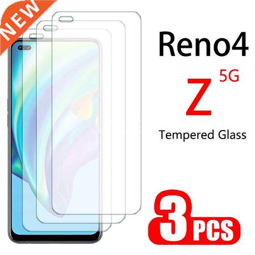 9H 3Pcs Tempered Glass For Oppo Reno4 Z 5G Phone Premium