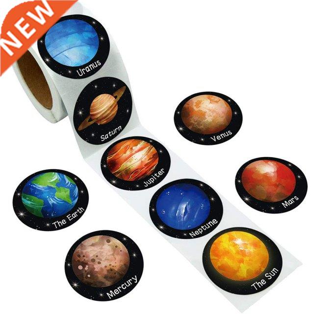 100-500PCS Solar System Pl Paper Sticker Outer Space Bir