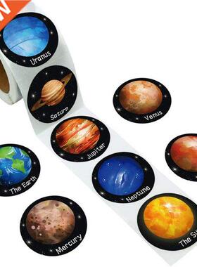 100-500PCS Solar System Pl Paper Sticker Outer Space Bir