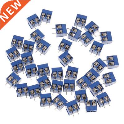 10Pcs 2-Pin Pitch Screw Terminal Block Connector 5.08mm Pane