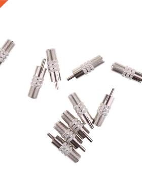 10x F Type Female to RCA Male Coax Coaxial Cable Audio Conne