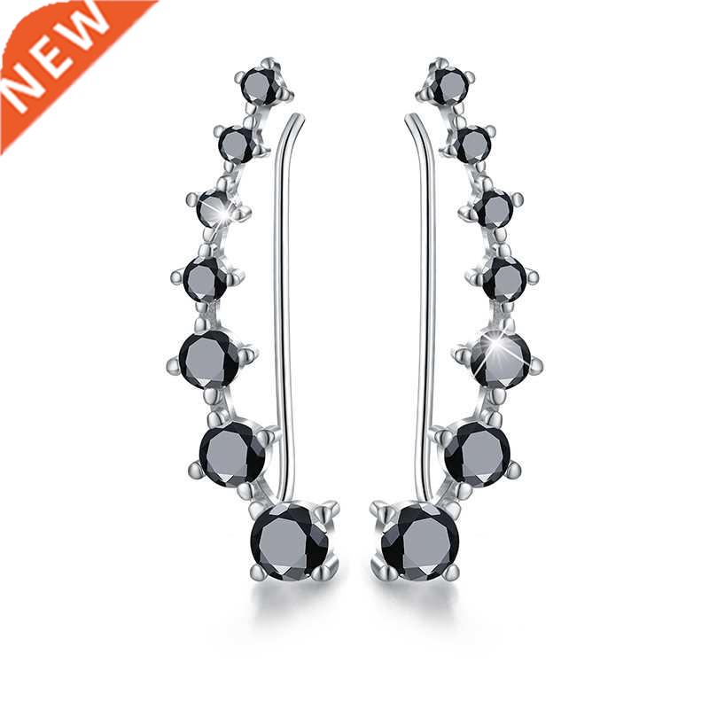 New 925 Sterling Silver Jewelry Engagement Drop Earrings For