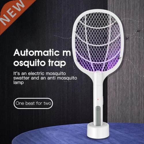 Electric Mosquito Swatter USB Rechargeable Bug Zapper Summer