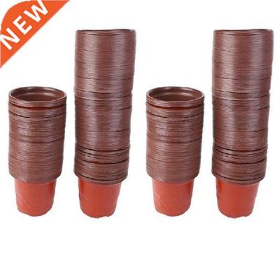 400Pcs 4 Inch Plastic Flower Seedlings Nursery Supplies