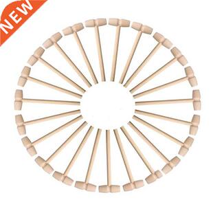 30 Pieces Wooden Crab Mallet Seafood Shellfish Wood Cracker