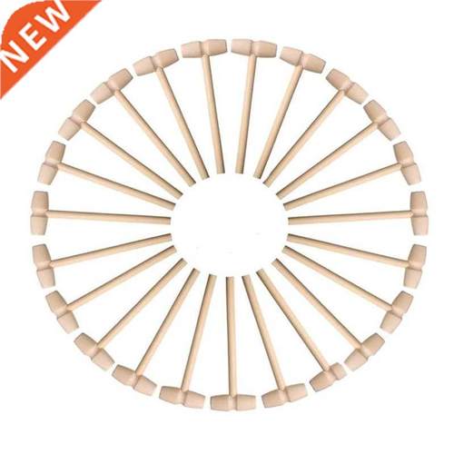 30 Pieces Wooden Crab Mallet Seafood Shellfish Wood Cracker