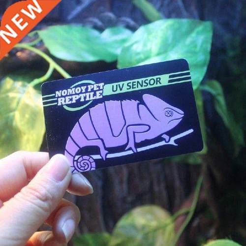 Reptile Accessories UVB Light Lamp Bulb Test Card 10 Second