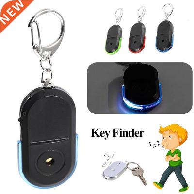 Anti-Lost Alarm Key Finder Locator Keychain Whistle Sound Wi