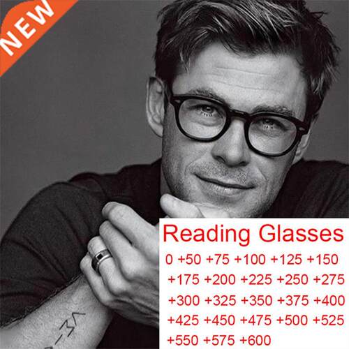 Classic Vintage Round Presbyopia Reading Glasses For Men Ant