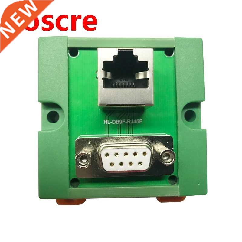 DB9 female to RJ45 Port RS232 to Net Port Adaptor Interface