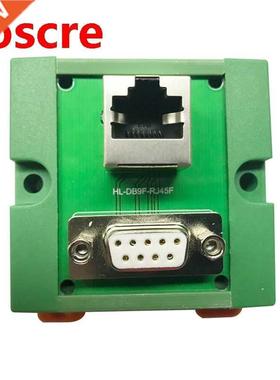 DB9 female to RJ45 Port RS232 to Net Port Adaptor Interface