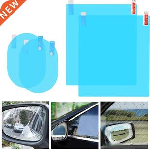 2pcs Waterproof Car Side Window Rainproof Stickers Rearview