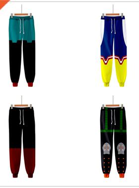 3D oku no Hero Academia sports pants Men/Women role-playing