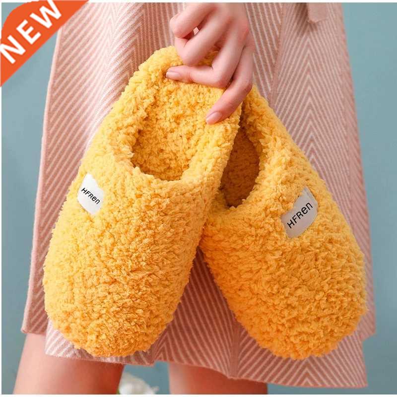 New Autumn Winter Women Men Slippers ottom Soft insole Home