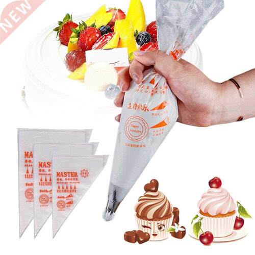 100/200/00PCs/set Disposable Pastry Bags Cake Decoration To