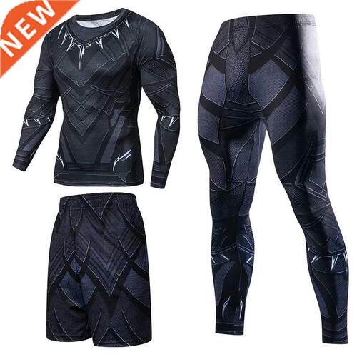 Men Sportswear Superhero Compression Sport Suits Quick Dry C
