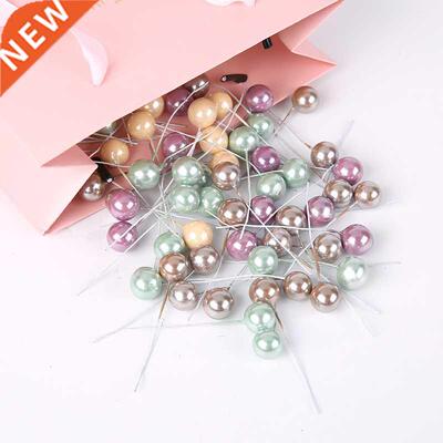 50/200 Pcs Artificial Flower Mini Fake Plastic Berry Colors