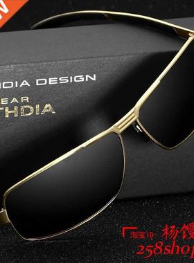 Men's Polarized sunglasses Square full frame sunglasses 墨镜