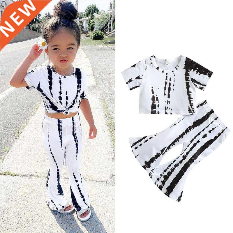 FOCUSNORM 2pcs Summer Fashion Girls Children Clothes Sets 1-