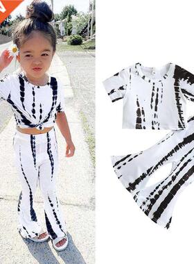 FOCUSNORM 2pcs Summer Fashion Girls Children Clothes Sets 1-