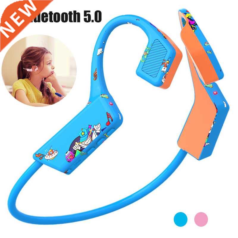 Kds Bone Conducton Headphones Cute Blutooth Sport Headset