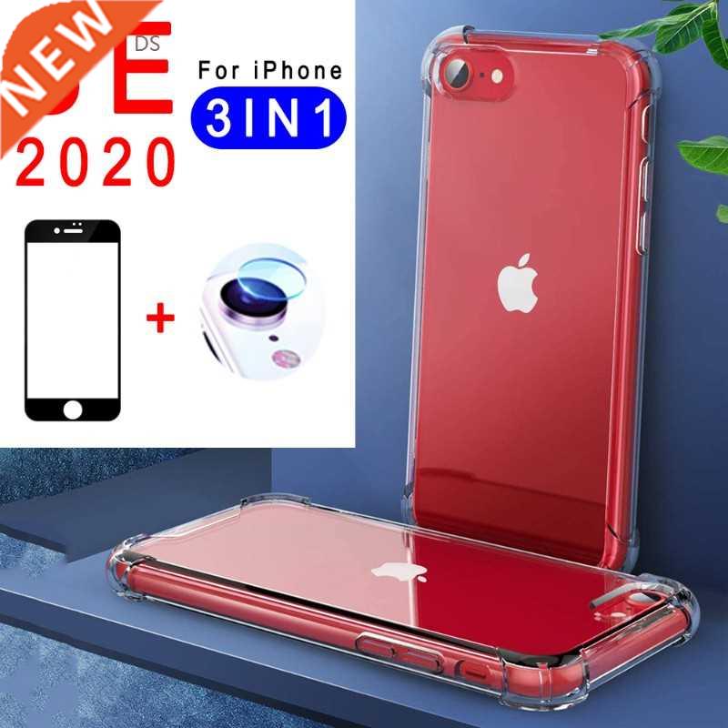 For iPhone se 2020 case Transparent TPU Cover iphoneSE SE2