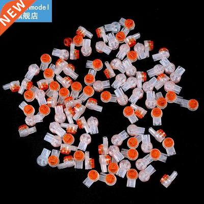 100Pcs orange UY2 K2 Connector Grease Filling Butt Wire Lin