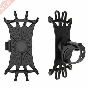 Silicone Phone Holder Bicycle Motorcycle Stand 360° Rota