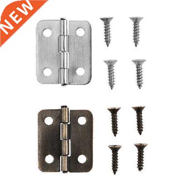 10pcs Mini Cabinet Drawer Butt Hinges Connectors With