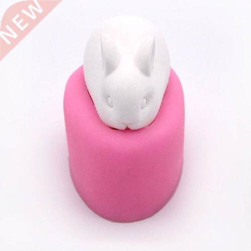 1PC Cute Rabbit Silicone Mold Fondant Mould Cake Decorating