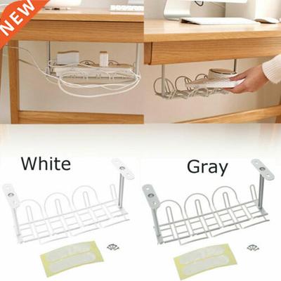 Under Desk Storage Rack Cable Management Tray Power Line St