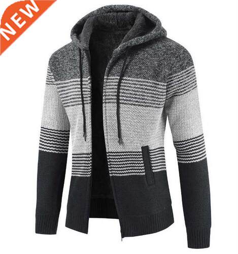 FALIZA Men's Sweater Coat New Autumn Winter Thick Wa