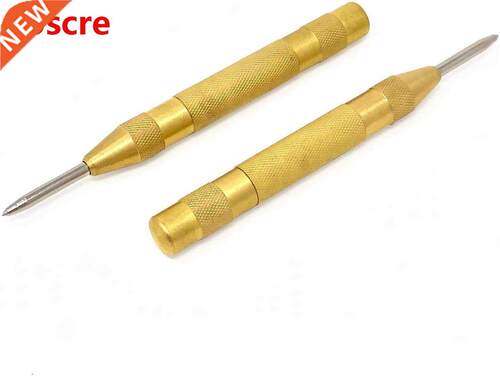2pcs Autoatic Center Pin Punch Woodworking Tools Spring Loa