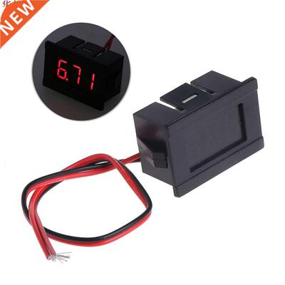 DC 2 Wires 4.5-30V Mini LED Digital Display Voltmeter Volt V