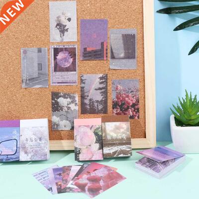 12x50 Sheets Landscape Rose Ins Decorative Stickers Scrapboo