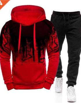 Men's Set Hoodie Sets Men Trcksuit Sportswer Hoodies+Swet