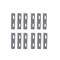 10/3PCS Stainless Steel Replacement Blades Fits Leather Thin