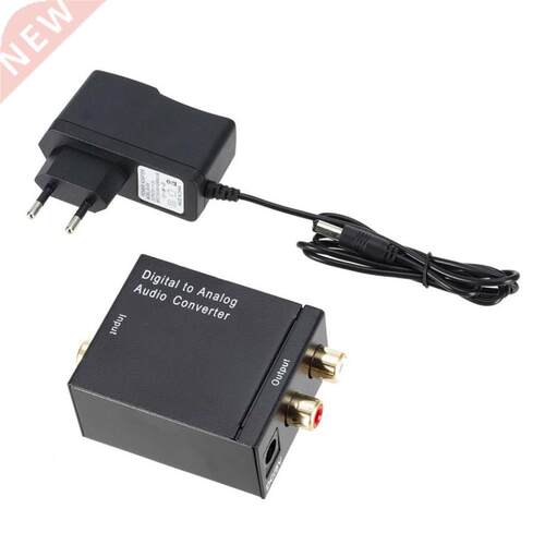 USB DAC Digital To Analog Audio Converter RCA R/L Output Opt