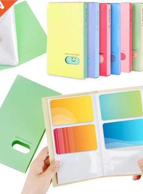 120 Pockets Solid Color  Stickers Name Card Book Photo Al