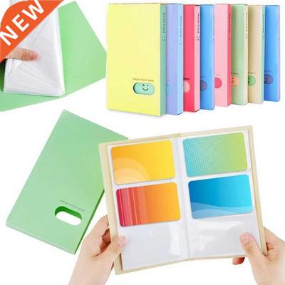 120 Pockets Solid Color  Stickers Name Card Book Photo Al